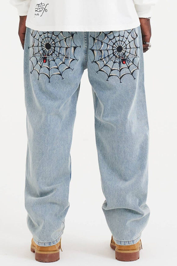 Ed Hardy Widow Baggy Jeans | Bleach | Herren  | L von Ed Hardy