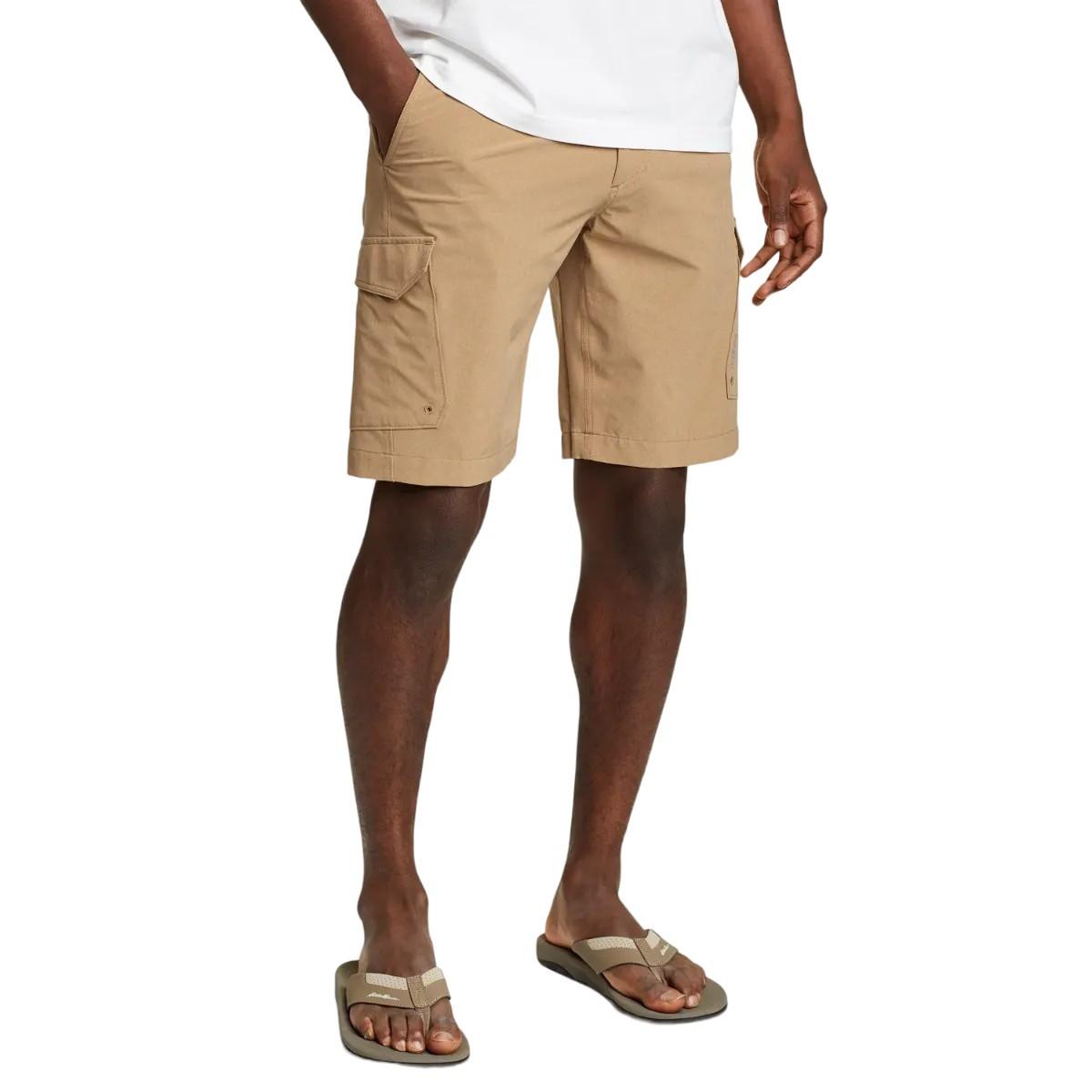 Amphib Cargoshorts Herren Beige W34 von Eddie Bauer