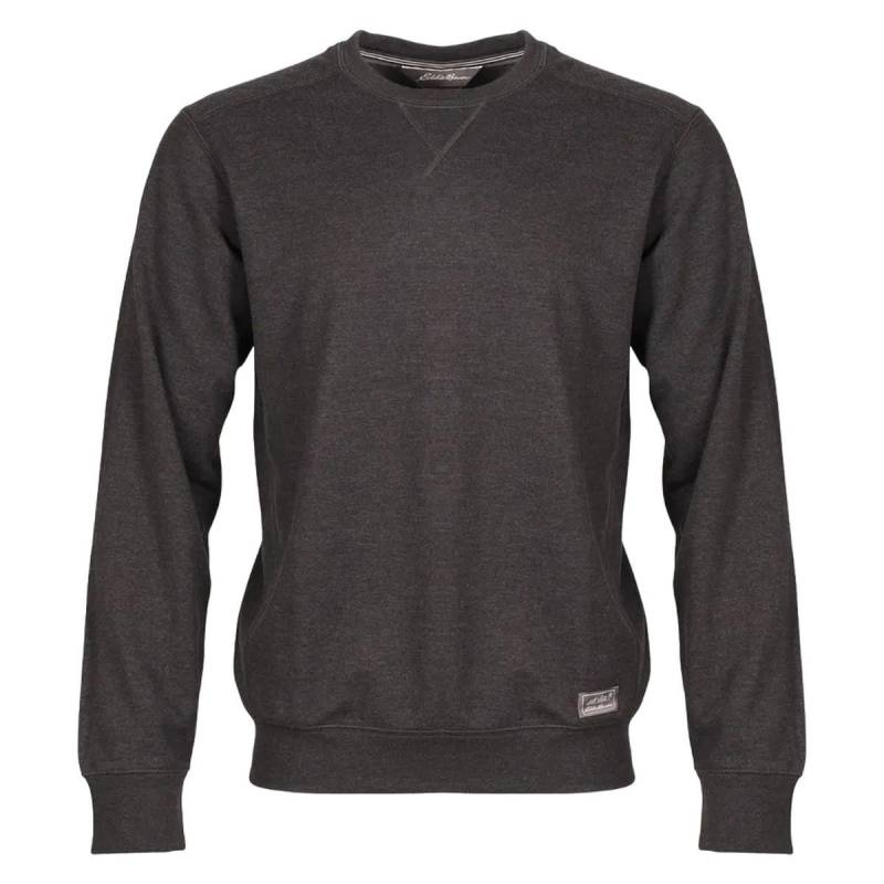 Camp Sweatshirt Rundhalsausschnitt Langärmlig Herren Grau L von Eddie Bauer