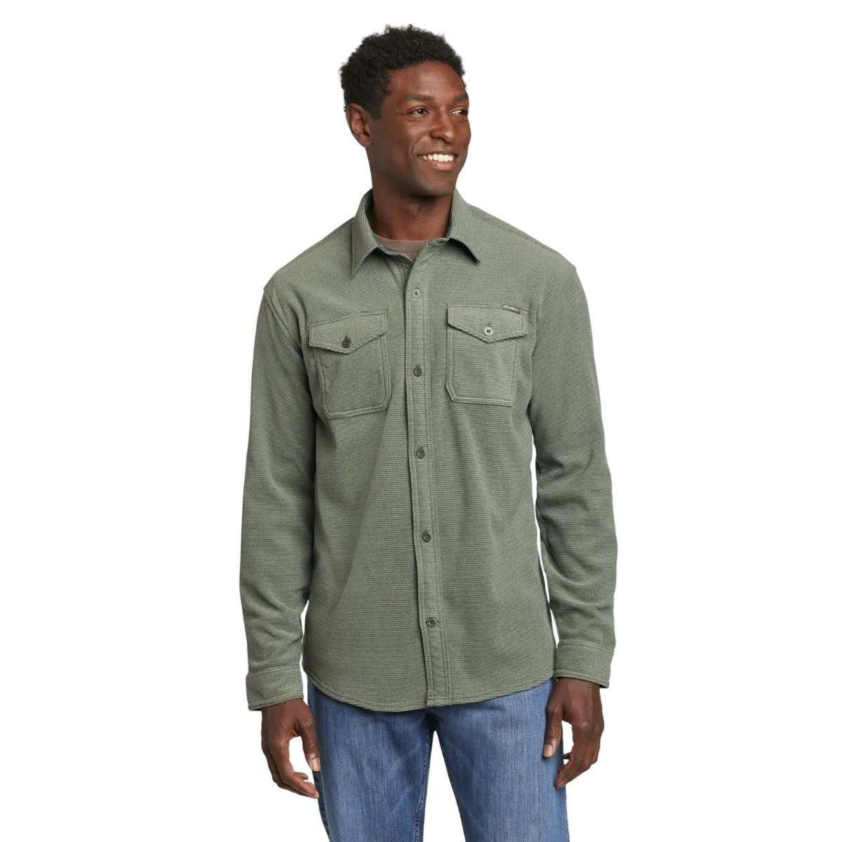 Chutes Hemd Herren Grau L von Eddie Bauer