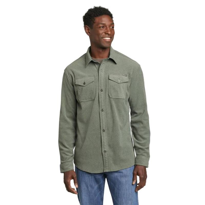 Chutes Hemd Herren Grau M von Eddie Bauer