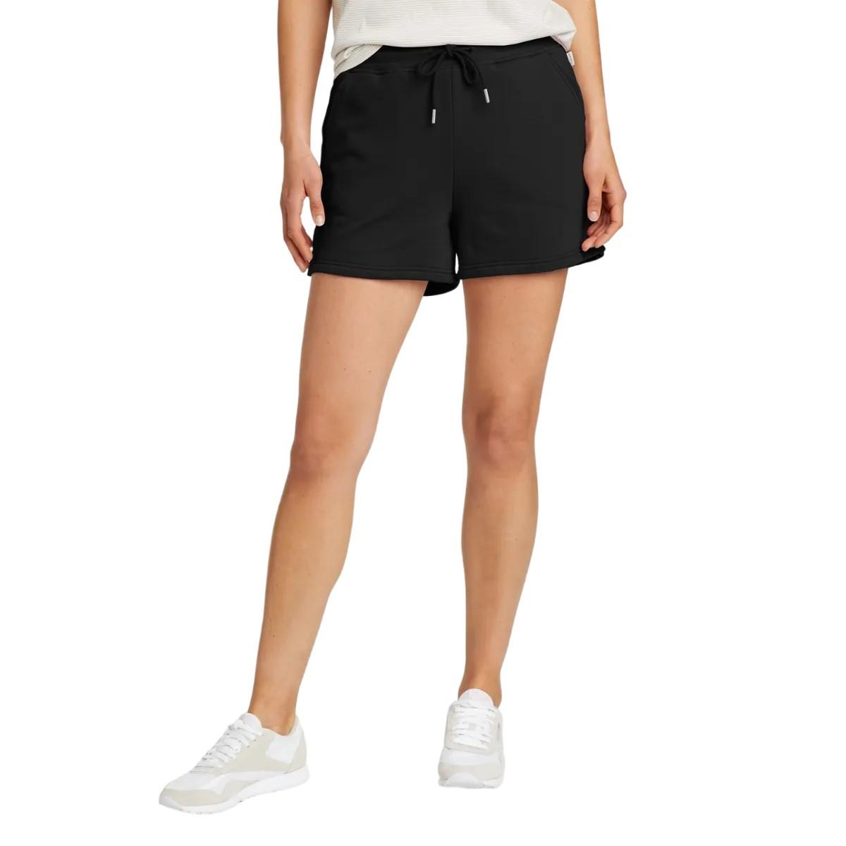 Cozy Camp Shorts Damen Schwarz L von Eddie Bauer