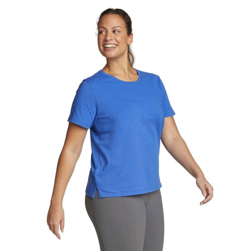 Everyday Essentials Tshirt Rundhalsausschnitt Damen Blau XXL von Eddie Bauer