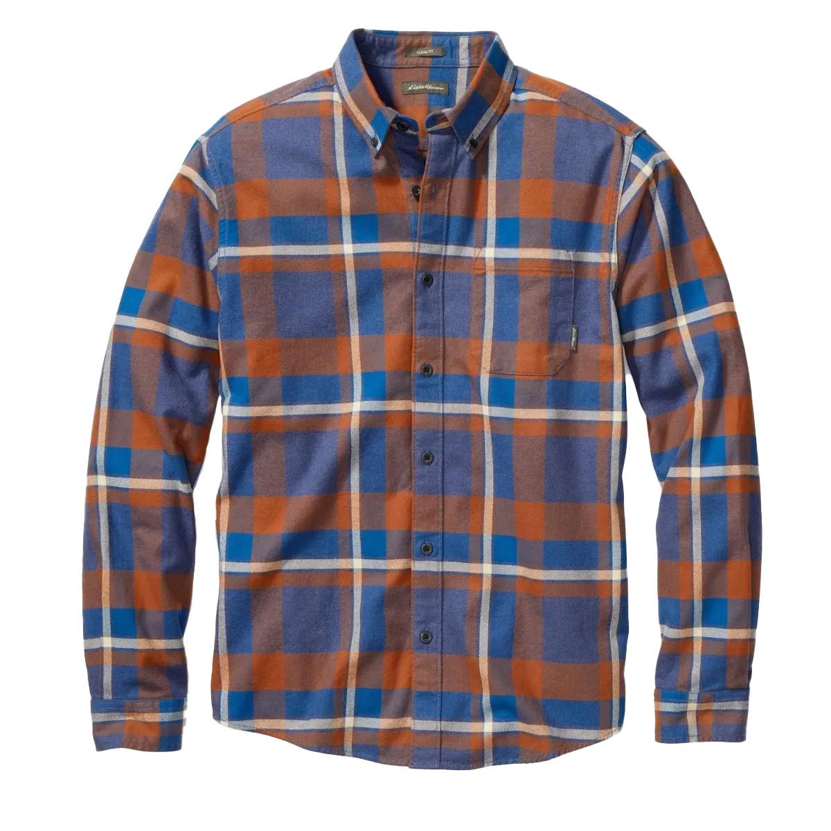 Favorite Hemd Langärmlig Herren Marine L von Eddie Bauer