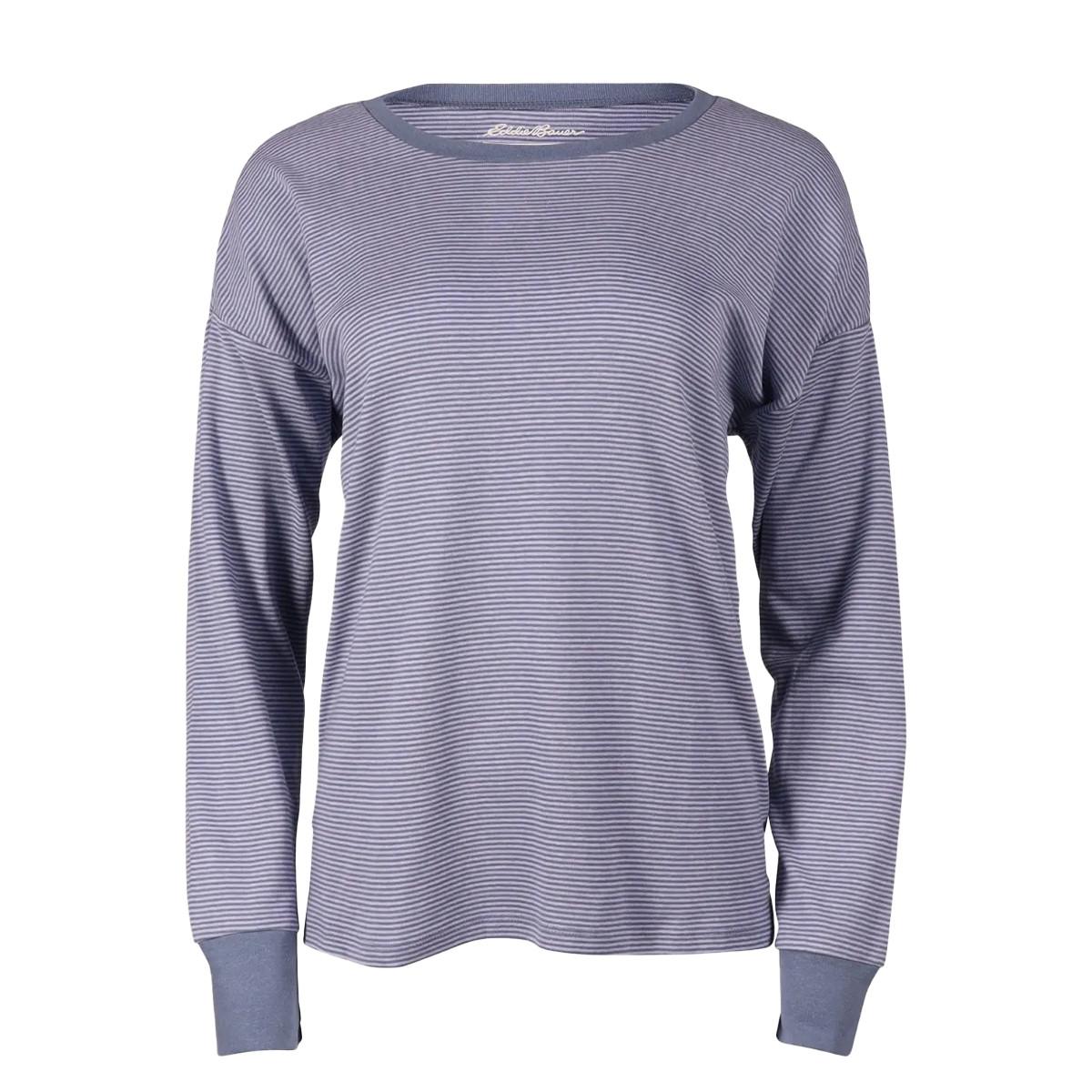 Favorite Novelty Tshirt Langärmlig Damen Mittelblau XS von Eddie Bauer