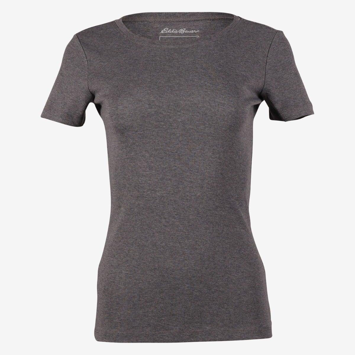 Favorite Tshirt Rundhalsausschnitt Damen Grau XS von Eddie Bauer