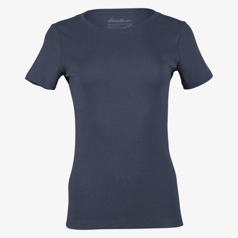 Favorite Tshirt Rundhalsausschnitt Damen Indigo L von Eddie Bauer