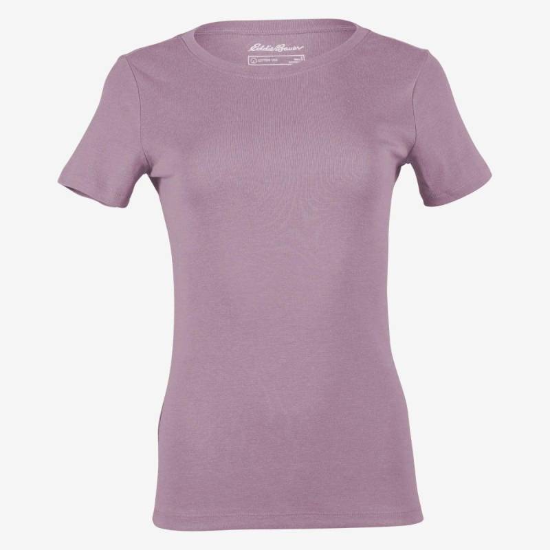 Favorite Tshirt Rundhalsausschnitt Damen Lila L von Eddie Bauer