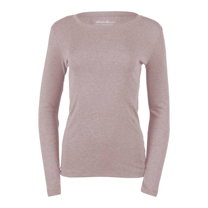 Favorite Tshirt Rundhalsausschnitt Langärmlig Damen Pink M von Eddie Bauer