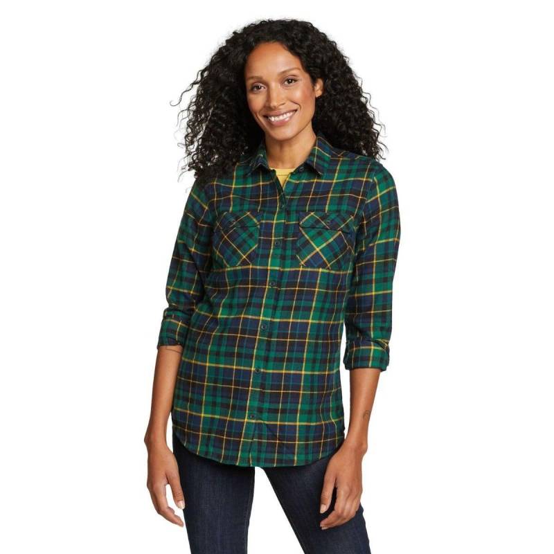 Firelight Hemd Damen Grün L von Eddie Bauer