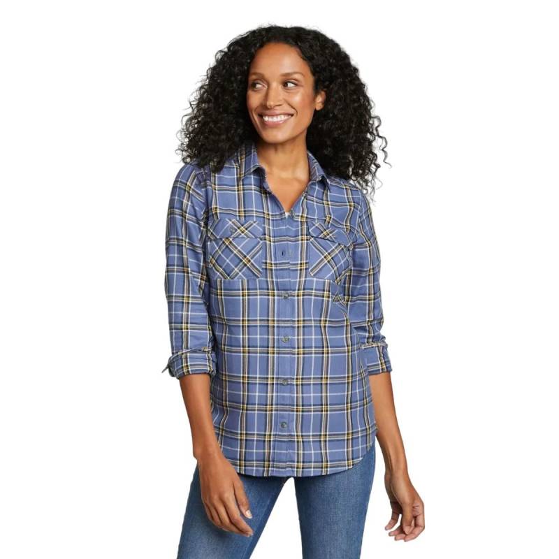 Firelight Hemd Damen Kornblumenblau L von Eddie Bauer