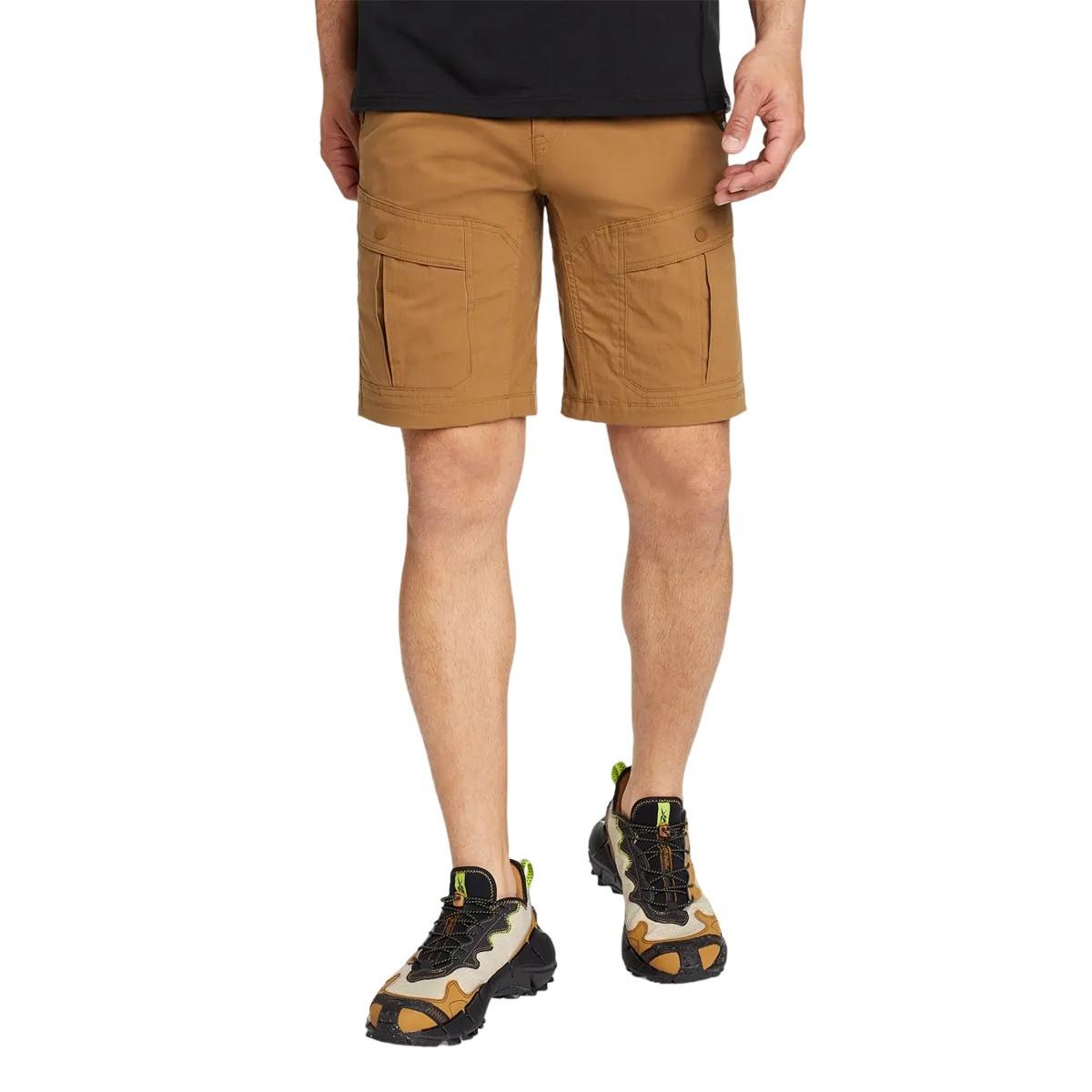 Guides Day Off Cargoshorts Herren Braun Bunt W34 von Eddie Bauer