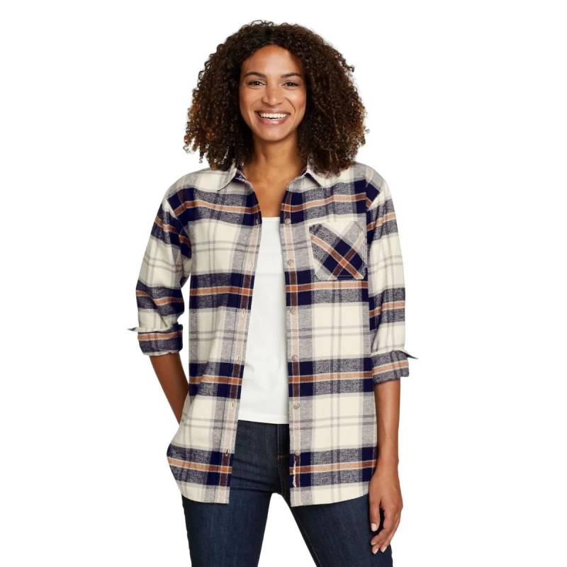 Hemplify Hemd Damen Offwhite M von Eddie Bauer