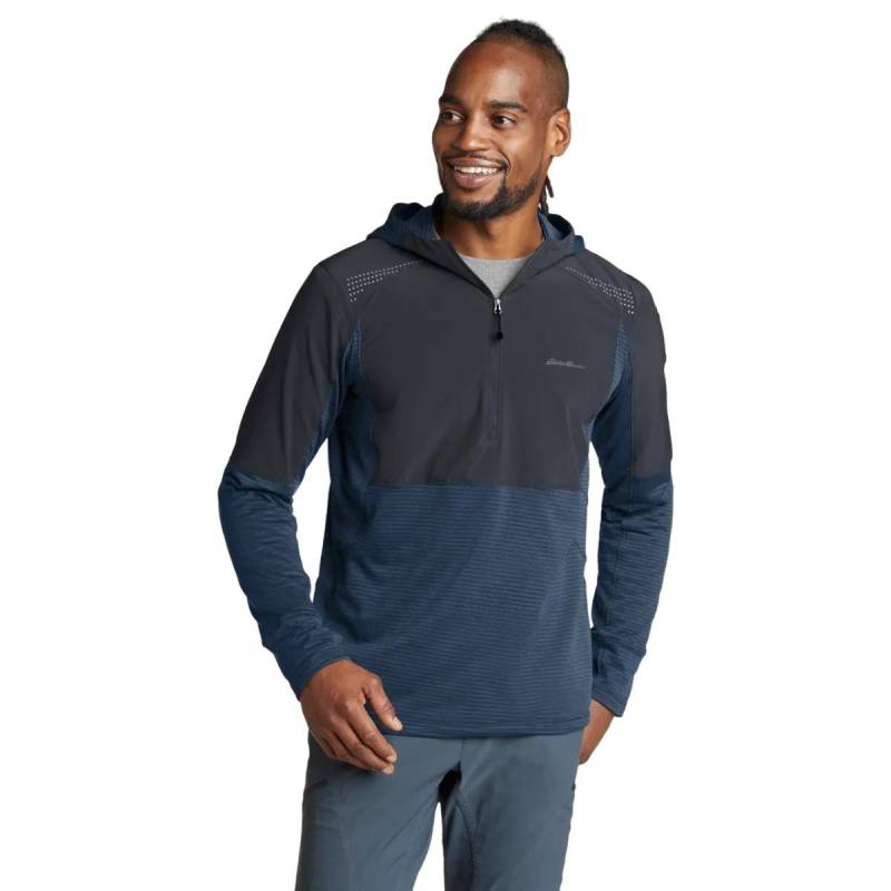 High Route Grid Air Kapuzenpullover Hybrid Herren Grün L von Eddie Bauer