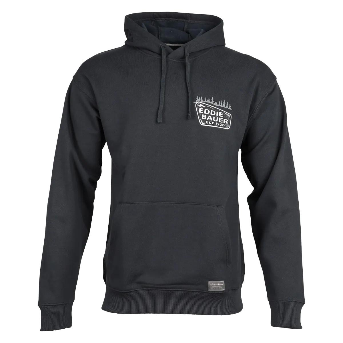 Hoodie Zum Überziehen Langärmlig Herren Grün XL von Eddie Bauer