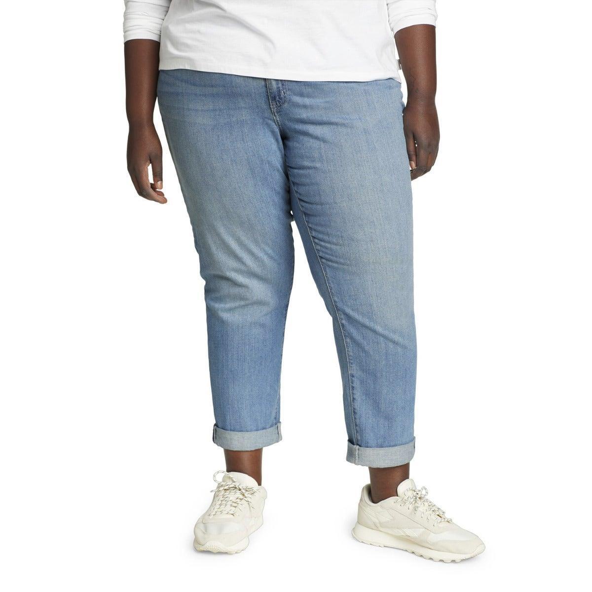 Jeans Damen Blau Denim XXL von Eddie Bauer