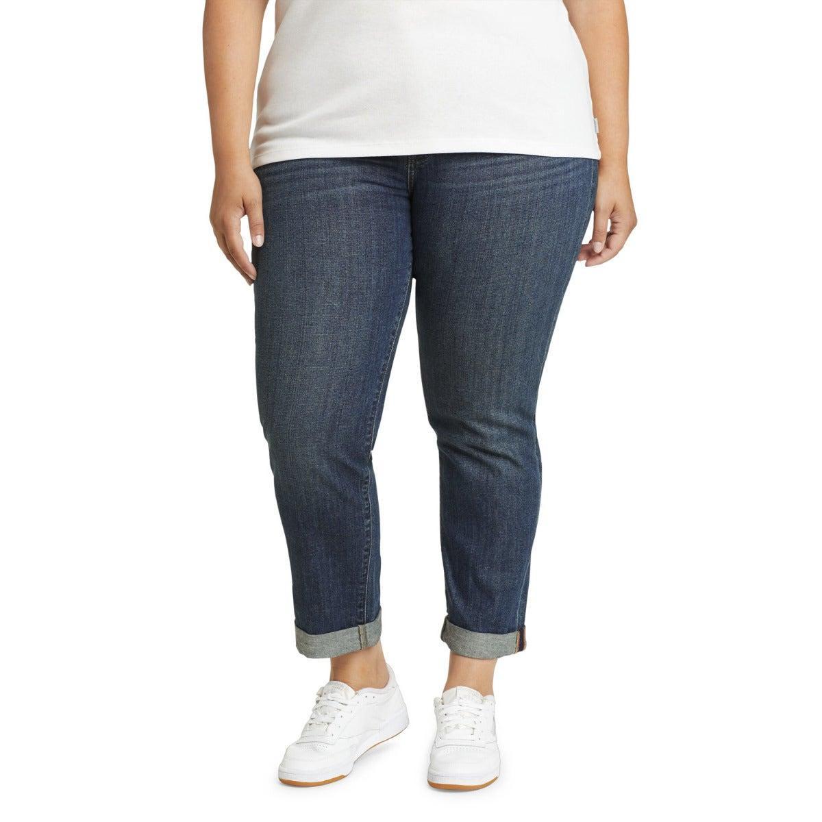 Jeans Damen Indigo S von Eddie Bauer