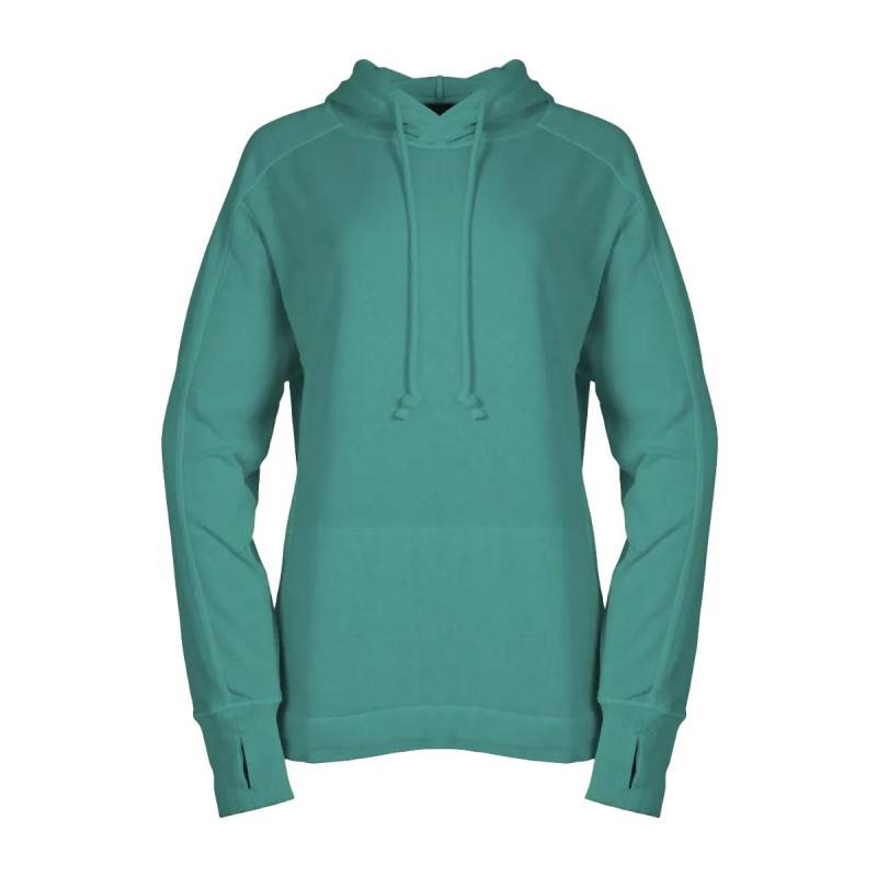 Kapuzenpullover Damen Türkisblau L von Eddie Bauer