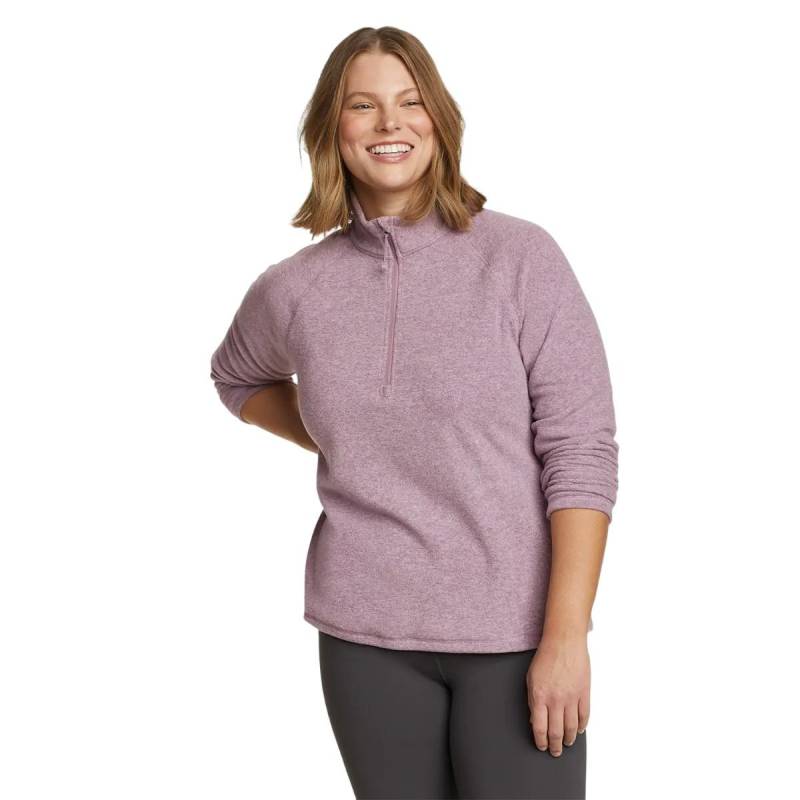 Quest Oberteil Mit Kurzem Reißverschluss Raglanärmel Damen Viola M von Eddie Bauer