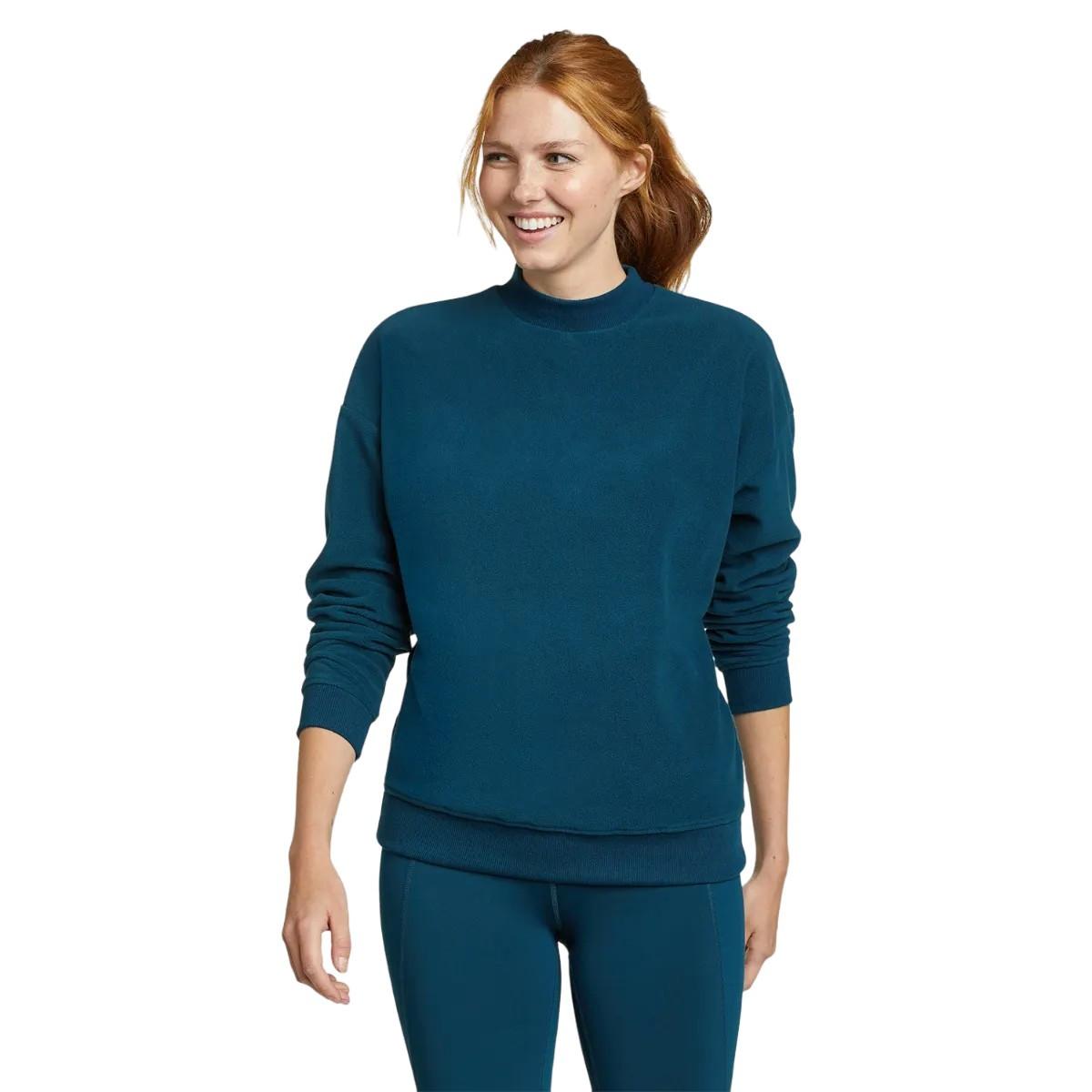 Quest Sweatshirt Damen Blau S von Eddie Bauer