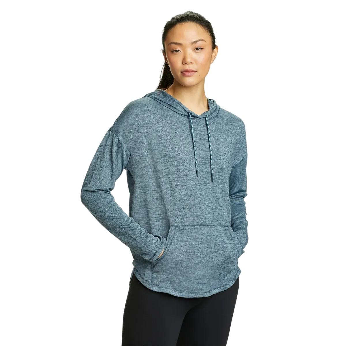 Resolution Kapuzenpullover Damen Blau L von Eddie Bauer