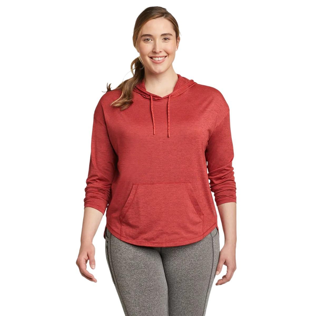 Resolution Kapuzenpullover Damen Brûlé L von Eddie Bauer