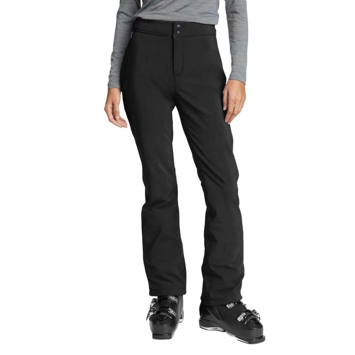 Skihosen Aplenglow, Stretch Damen Schwarz L von Eddie Bauer