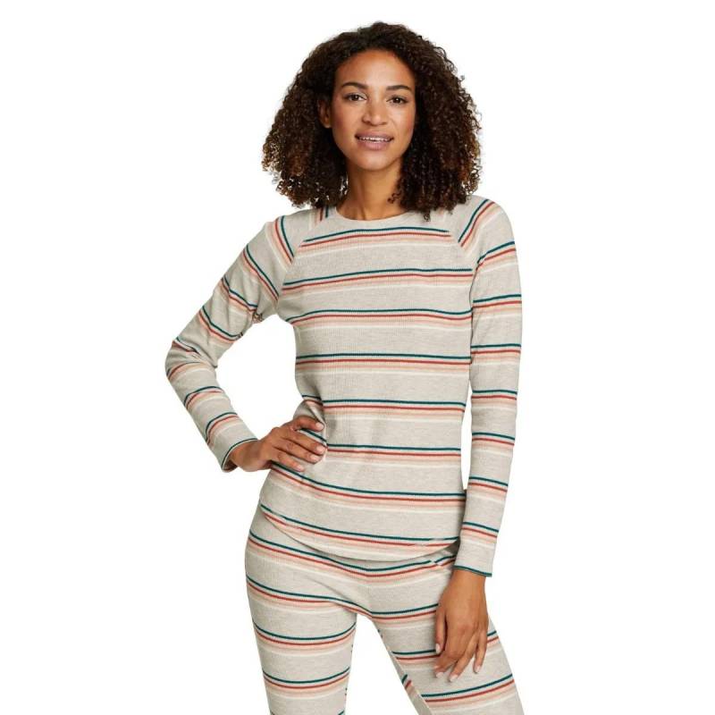 Stines Thermotop Rundhalsausschnitt Damen Rauch L von Eddie Bauer