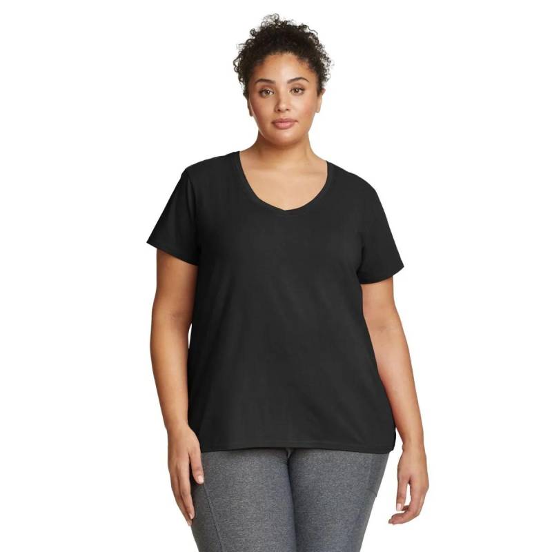 Tempo Light Tshirt Kurzärmlig Damen Schwarz S von Eddie Bauer