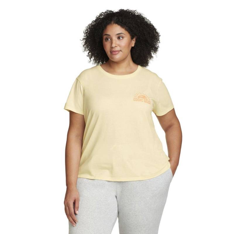 Tshirt Kurzärmlig Damen Pink XS von Eddie Bauer