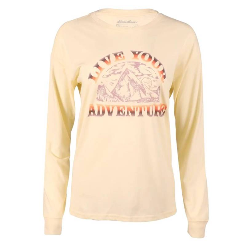 Tshirt Langärmlig Damen Pink M von Eddie Bauer