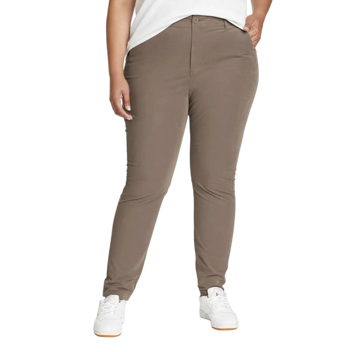 Voyager Chino Damen Braun Bunt 3XL von Eddie Bauer