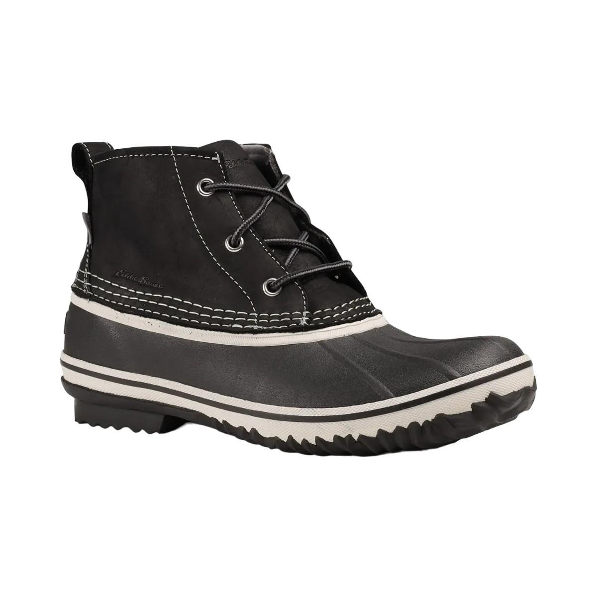 Wanderstiefel Hunt Pac, Leder Damen Schwarz 40 von Eddie Bauer