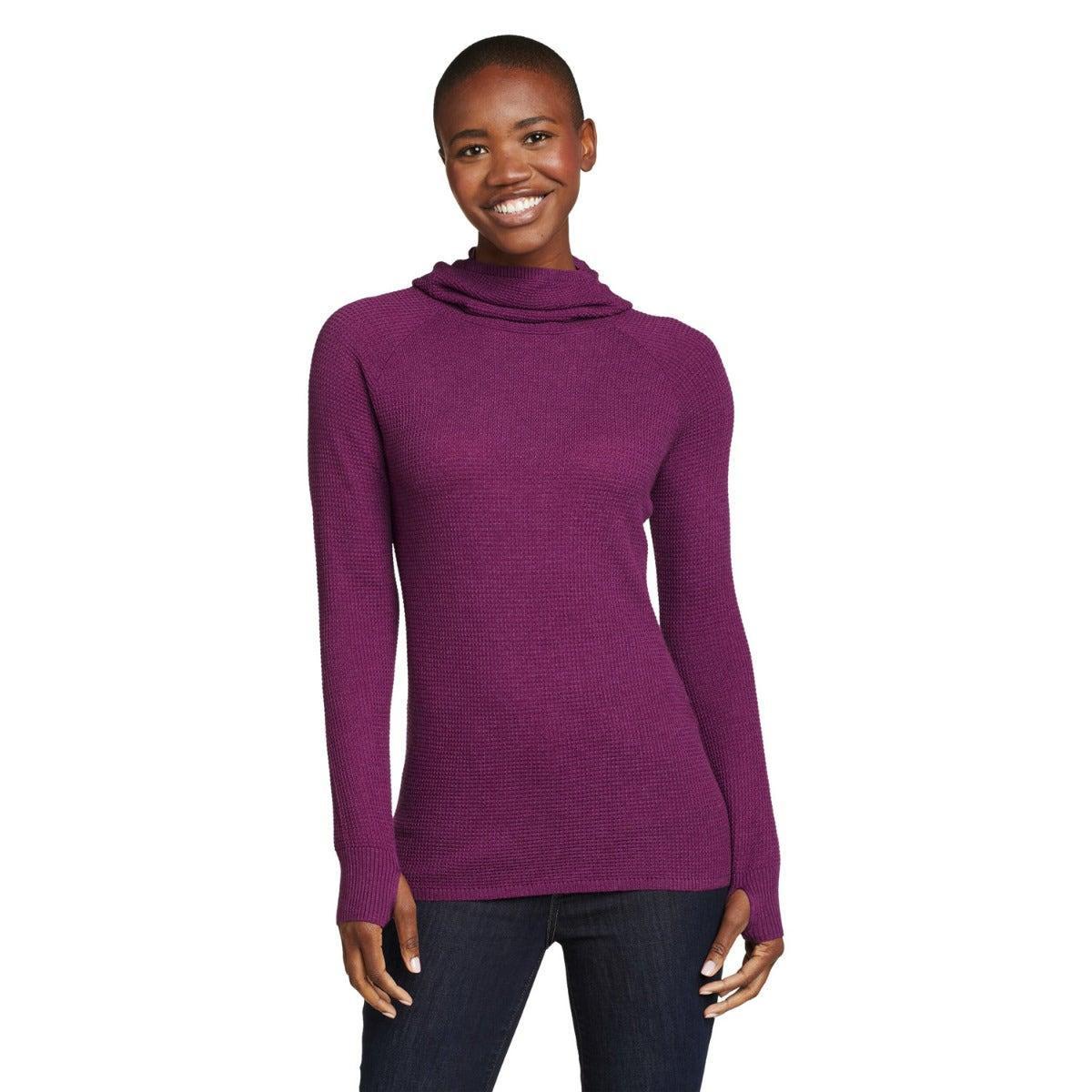 "frigid Ridge" Kapuzenpulloverfür Damen Damen Puderrosa L von Eddie Bauer