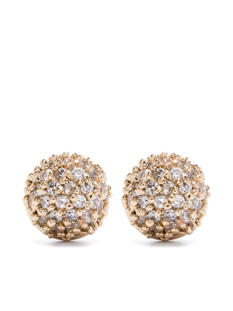 Eddie Borgo Pavé Dome earrings - Gold von Eddie Borgo