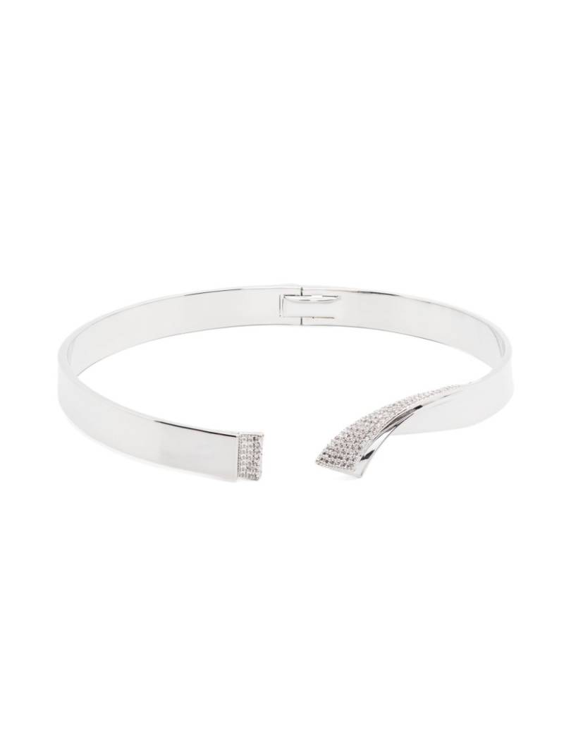 Eddie Borgo Pavé Folded collar - Silver von Eddie Borgo