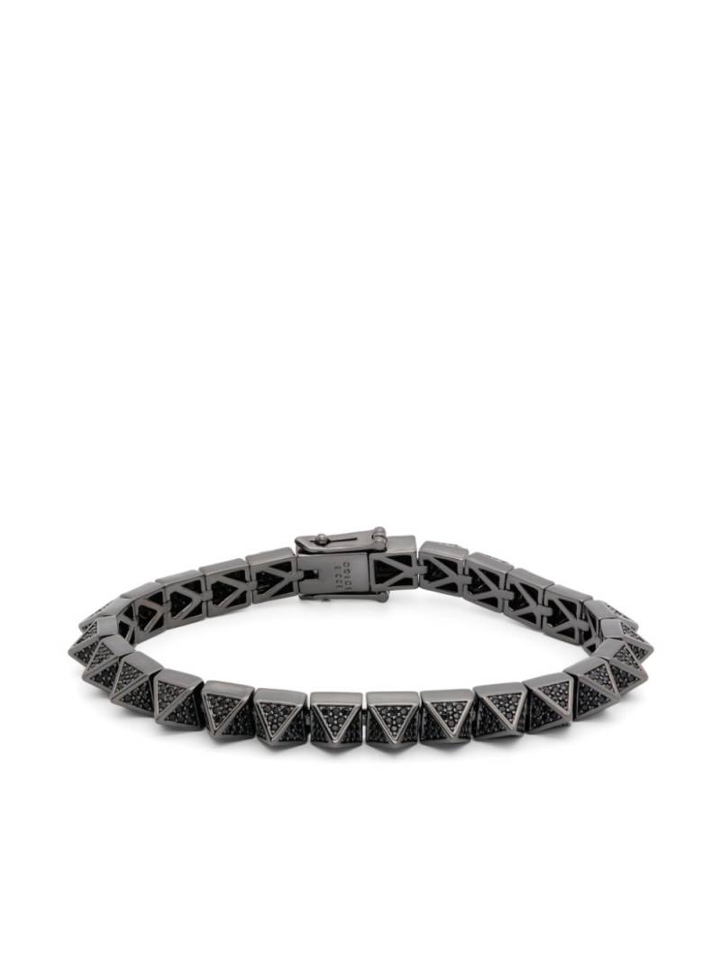 Eddie Borgo Pavé Pyramid bracelet - Black von Eddie Borgo