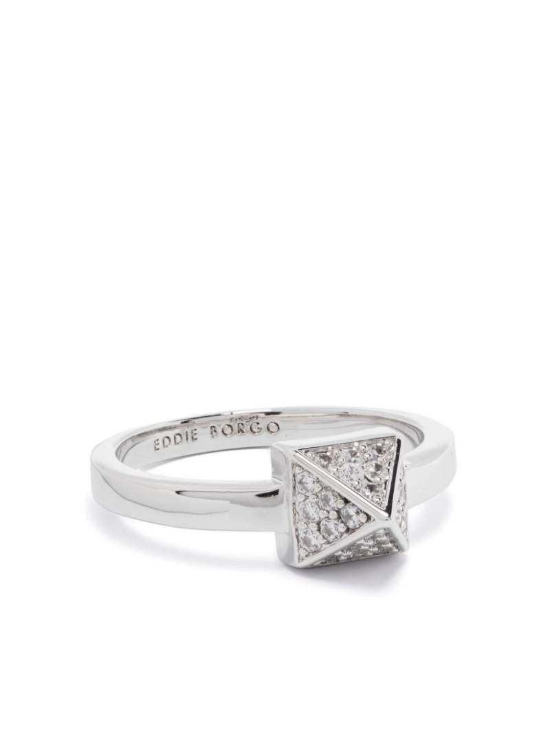 Eddie Borgo Pavé Pyramid ring - Silver von Eddie Borgo