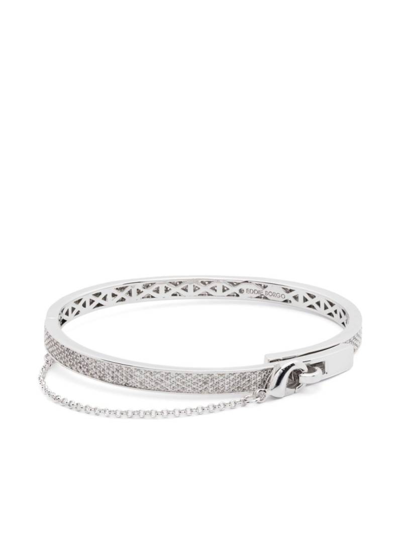 Eddie Borgo Pavé Thin Safety Chain bracelet - Silver von Eddie Borgo