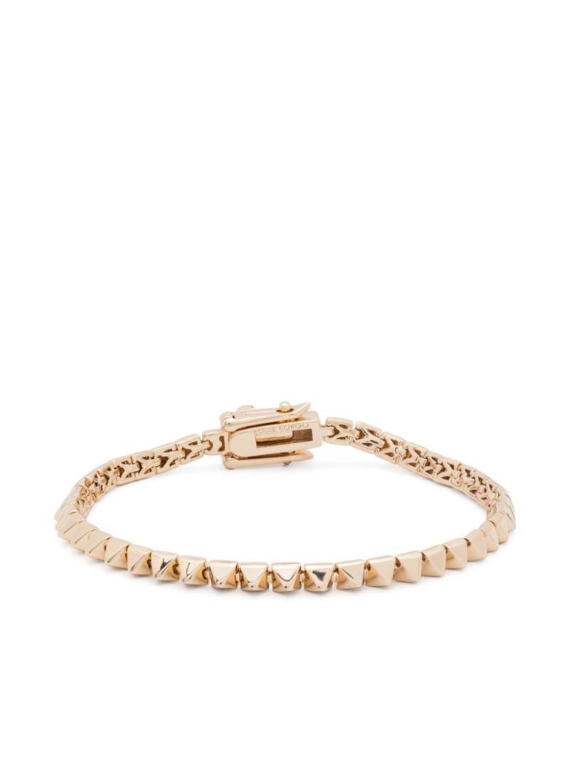 Eddie Borgo Pyramid Tennis bracelet - Gold von Eddie Borgo