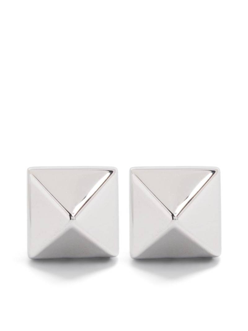 Eddie Borgo Pyramid earrings - Silver von Eddie Borgo