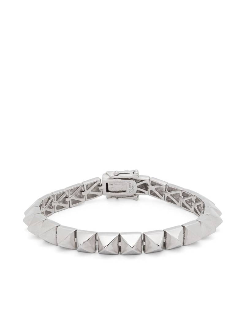 Eddie Borgo small Pyramid bracelet - Silver von Eddie Borgo