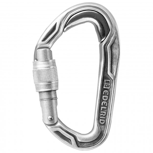 Edelrid - Bulletproof Screw Eco - Schraubkarabiner grau von Edelrid