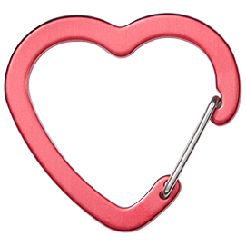 Edelrid - Corazón - Materialkarabiner rosa von Edelrid