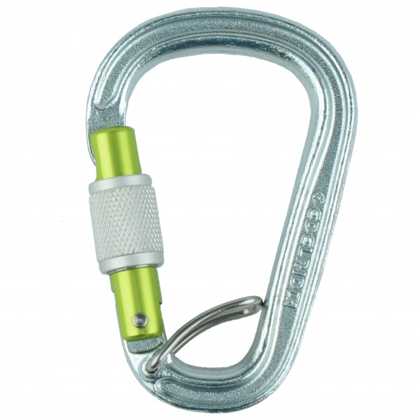 Edelrid - HMS Bruce Steel Screw FG II - HMS-Karabiner grau von Edelrid