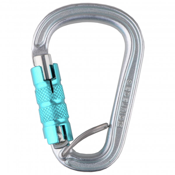 Edelrid - HMS Bruce Steel Triple FG II - HMS-Karabiner grau von Edelrid