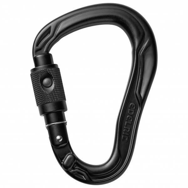 Edelrid - HMS Bullet Permalock - HMS-Karabiner grau;schwarz/grau von Edelrid