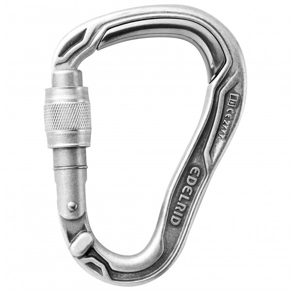 Edelrid - HMS Bulletproof Screw Eco - HMS-Karabiner grau Edelrid - HMS Bulletproof Screw Eco - HMS-Karabiner grau von Edelrid