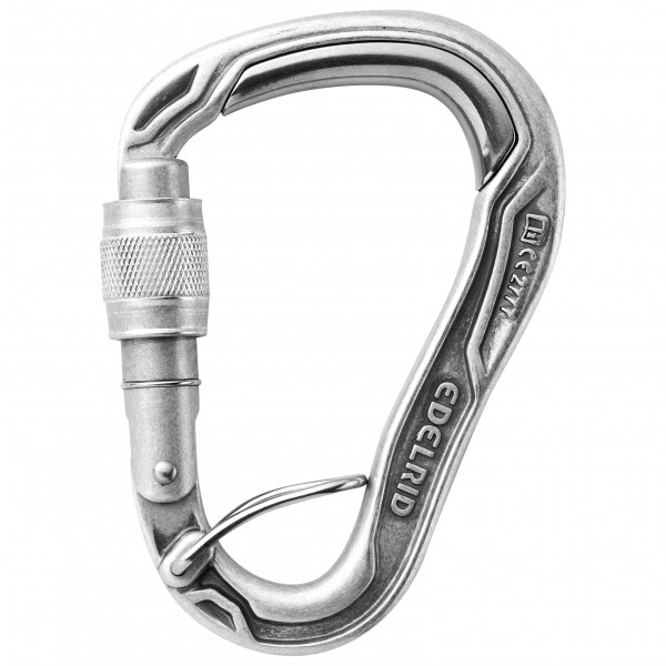 Edelrid - HMS Bulletproof Screw FG Eco - HMS-Karabiner grau von Edelrid