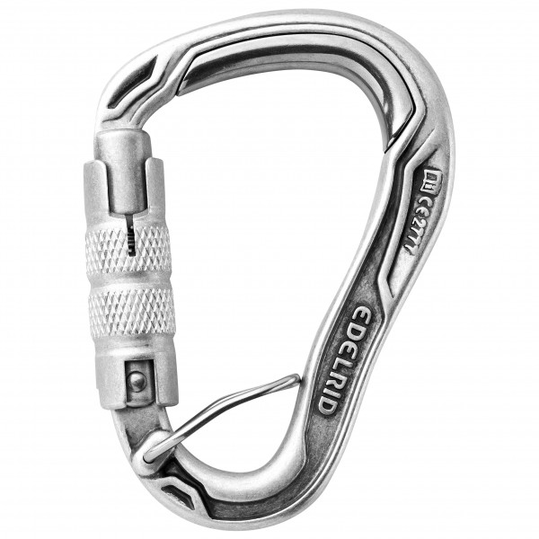 Edelrid - HMS Bulletproof Triple FG Eco - HMS-Karabiner grau von Edelrid